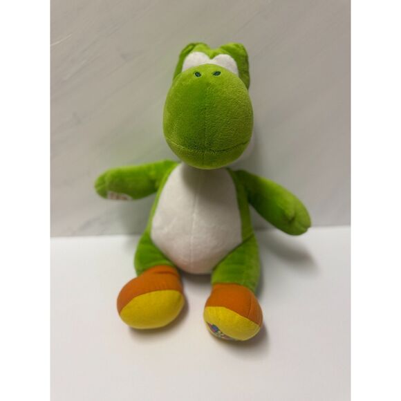 Super Mario Brothers Yoshi Plushie Build-A-Bear 18" Nintendo Rare - Picture 1 of 5